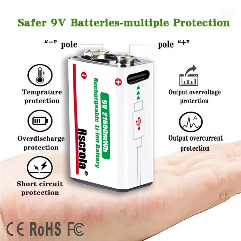 Long-Lasting 9V Rechargeable L - огляд і ціна Smoke Detector Interconnected