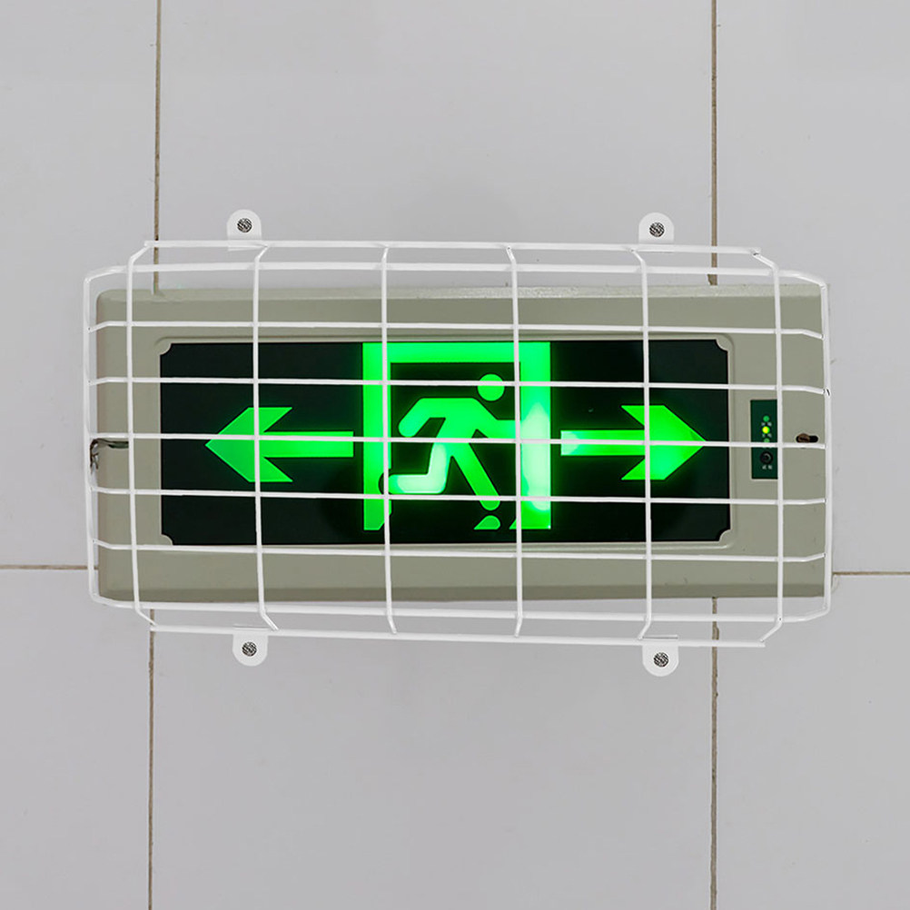 2Pcs Exit Sign Protective Guar - огляд і ціна Emergency Exit Sign